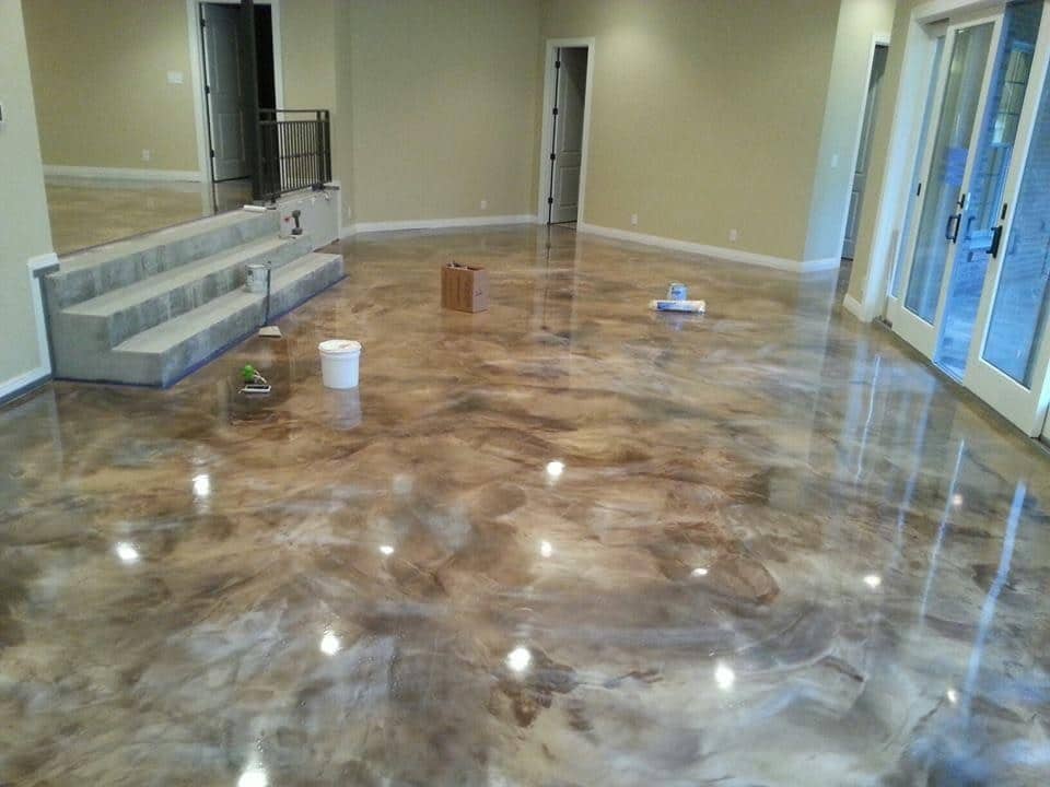 new epoxy flooring