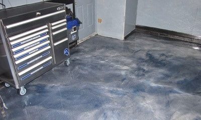 metallic epoxy floor